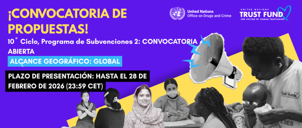Cartel de convocatoria subvenciones ONU