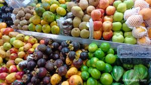 Se muestras diversidad de frutas